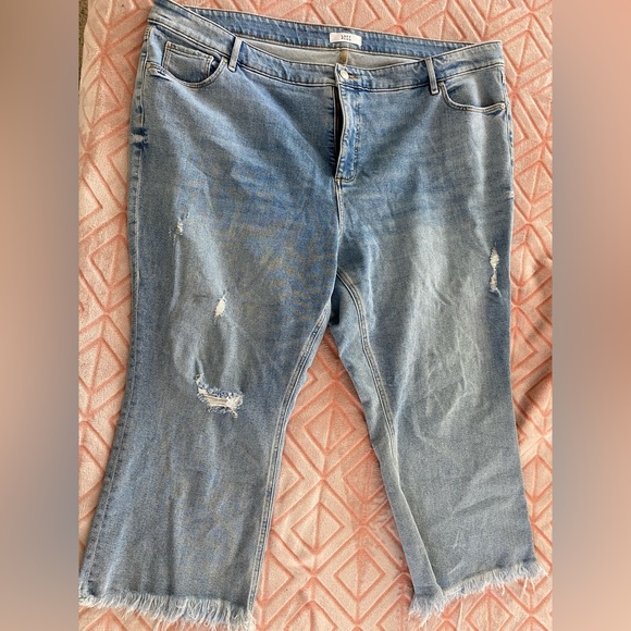 LOFT Denim - Loft Plus Size Crop Jeans